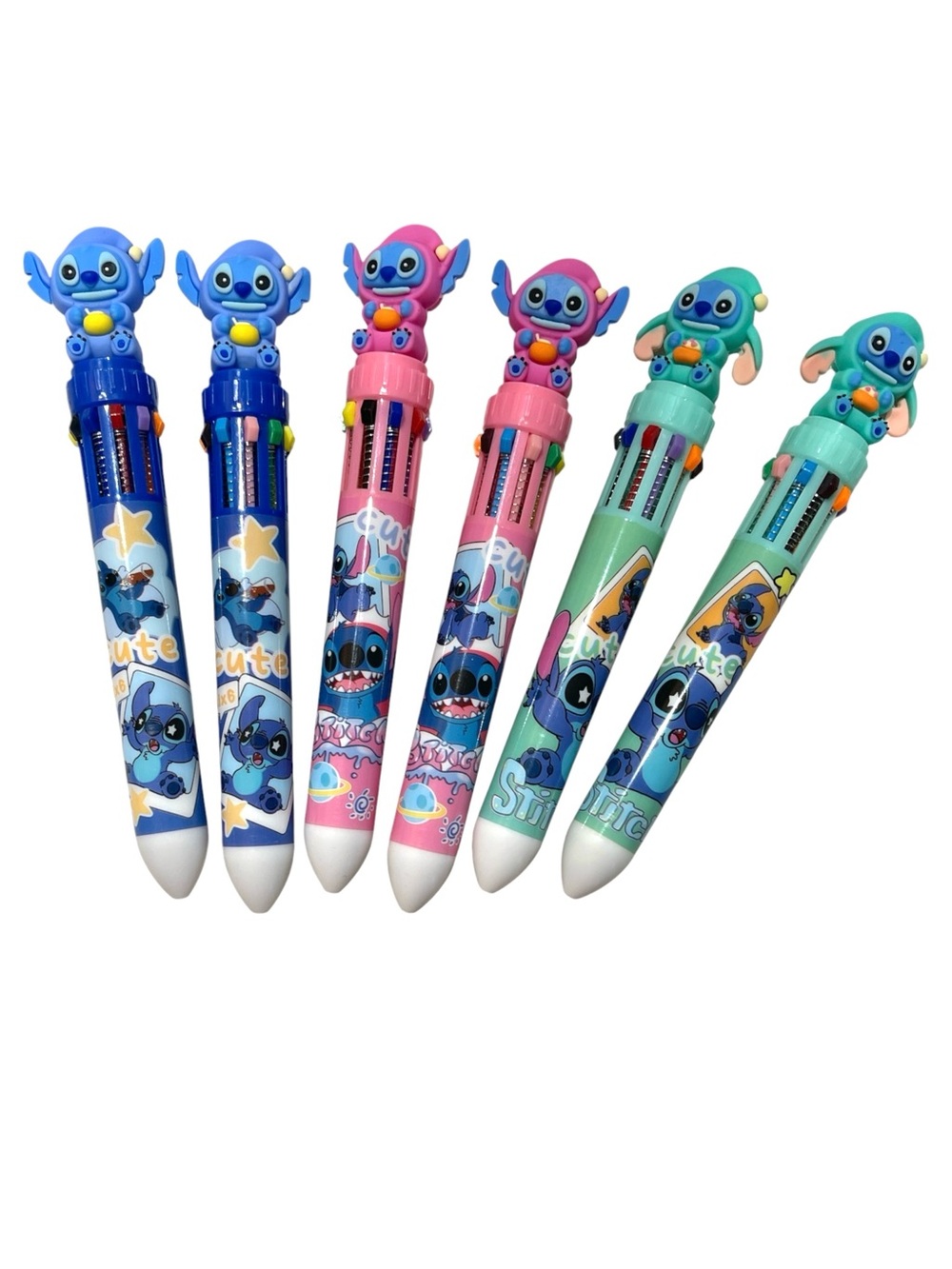 STITCH CHARACTER 6 PC. PENS BUNDLE